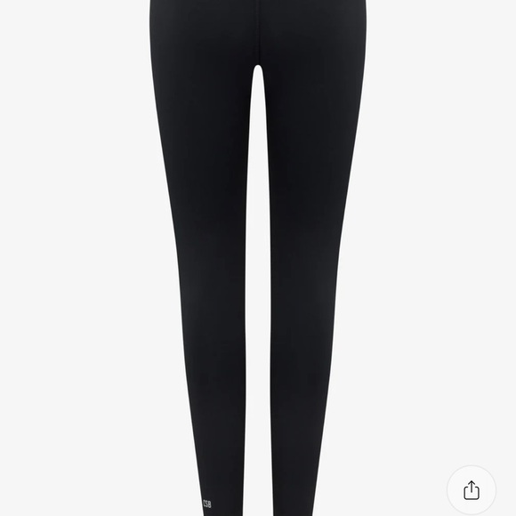 High-Waisted Black Leggings